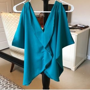 Francesca’s Teal Blouse